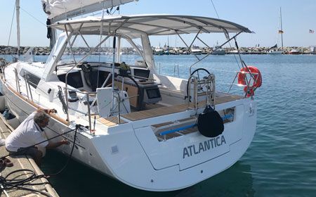 Stern view Atlantica, June 2018